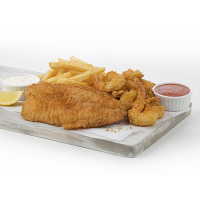 Combo 3 - Fish, Shrimp and Fries